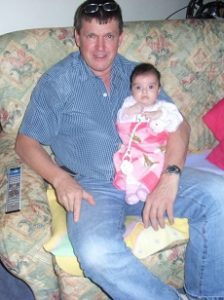 Gavan and 3rd daughter 2007