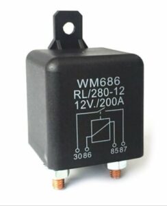 12V Dual Battery Isolator Relay with 80A Max Switching Current