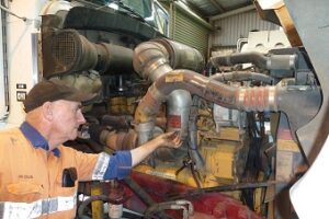 Two Gen 20 Hydrogen systems mounted on rear of 16 liter coogee chemicals truck