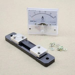 DC 0-50A Analog Amp Meter Ammeter Current Panel