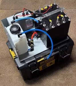 Generation 25 Hydrogen fuel system about to be mounted
