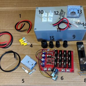 POWER SUPPLY 5 NUMBERED PARTS for assembly - follow instructions provided on website https://hydrogenfuelsystems.com.au