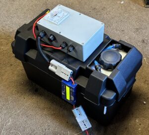 Gen 20 Hydrogen fuel system mounted into a marine Battery Box