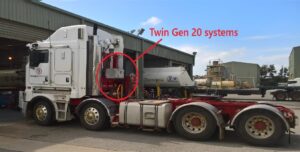 twin Gen 20 systems on truck